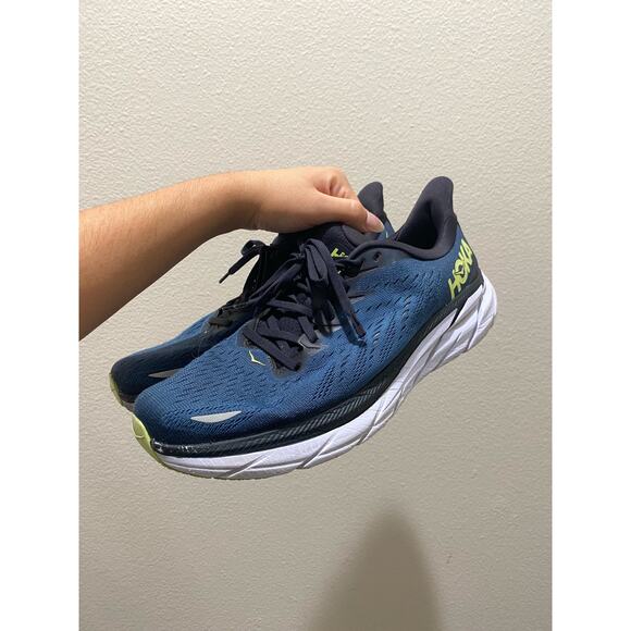 HOKA ONE ONE Men's Clifton 8 Running Shoes In Blue Coral Butterfly sz 10.5 D - Picture 3 of 11